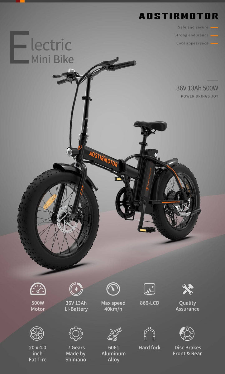 Aostirmotor folding 2025 electric bike