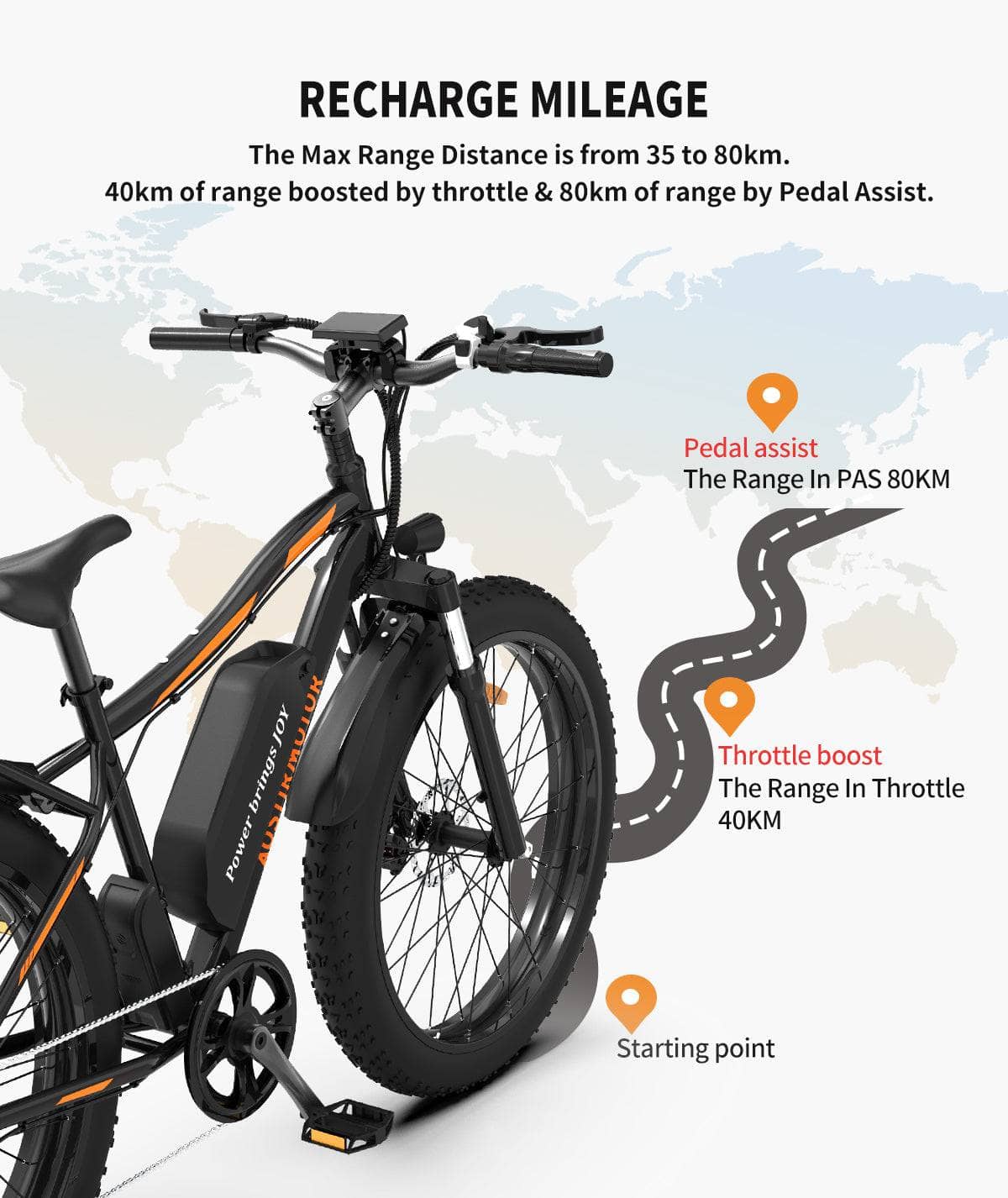AOSTIRMOTOR AOSTIRMOTOR S07-B Electric Mountain Bicycle 48V 750W