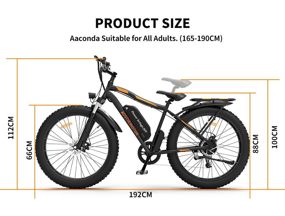 AOSTIRMOTOR AOSTIRMOTOR S07-B Electric Mountain Bicycle 48V 750W