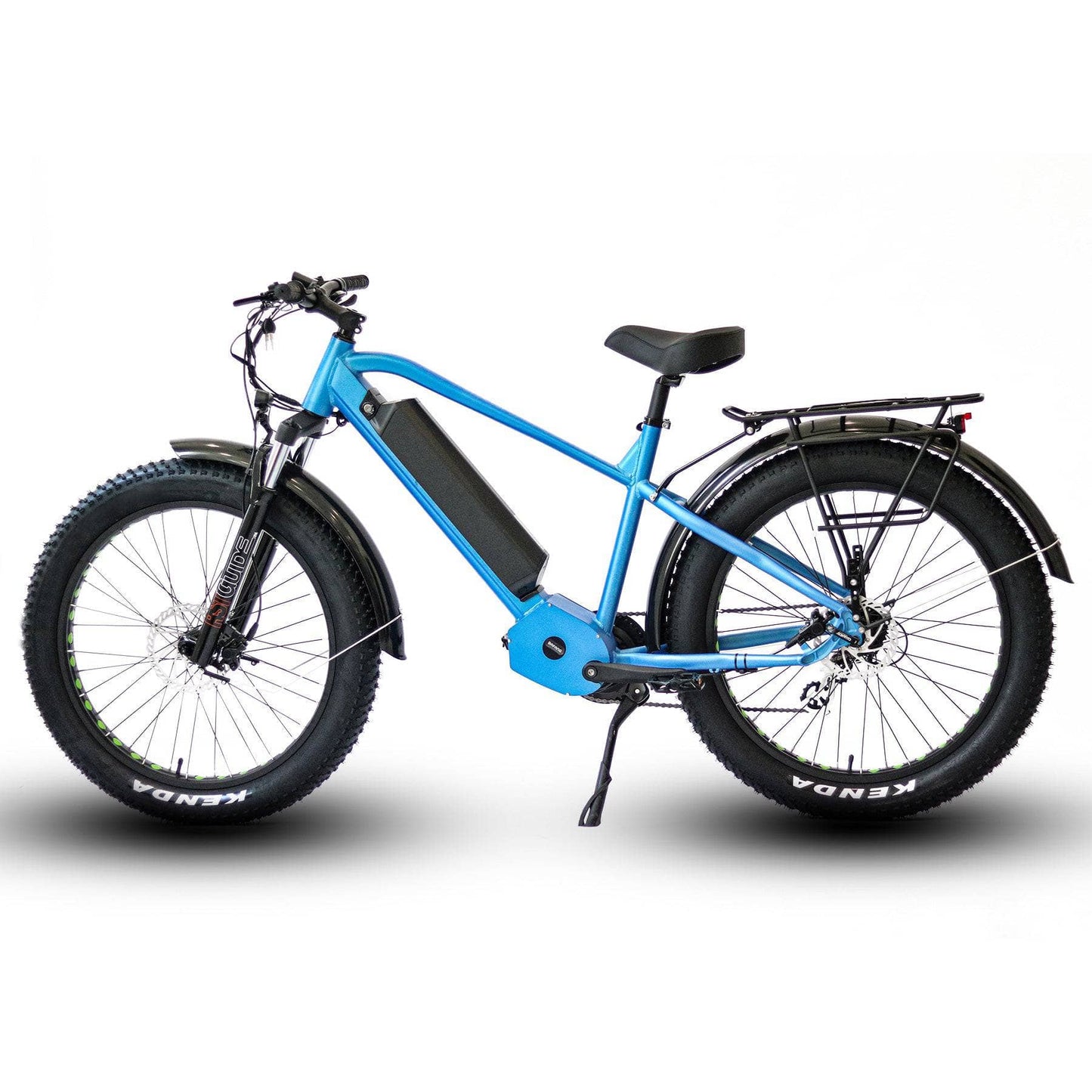 JourneyBikes.com Blue The Eunorau 26" Fat Tire Model FAT-HD 1000W E-Bike
