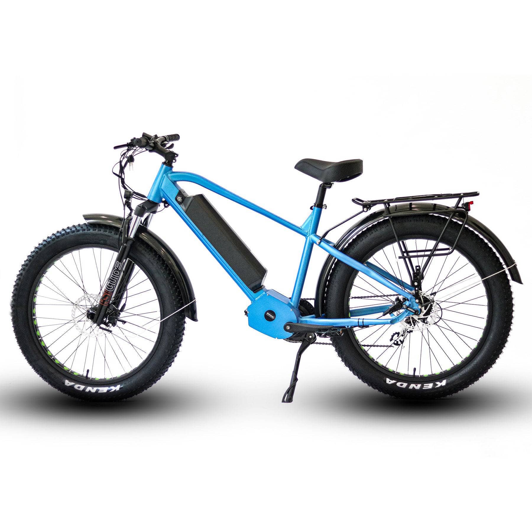 JourneyBikes.com Blue The Eunorau 26" Fat Tire Model FAT-HD 1000W E-Bike