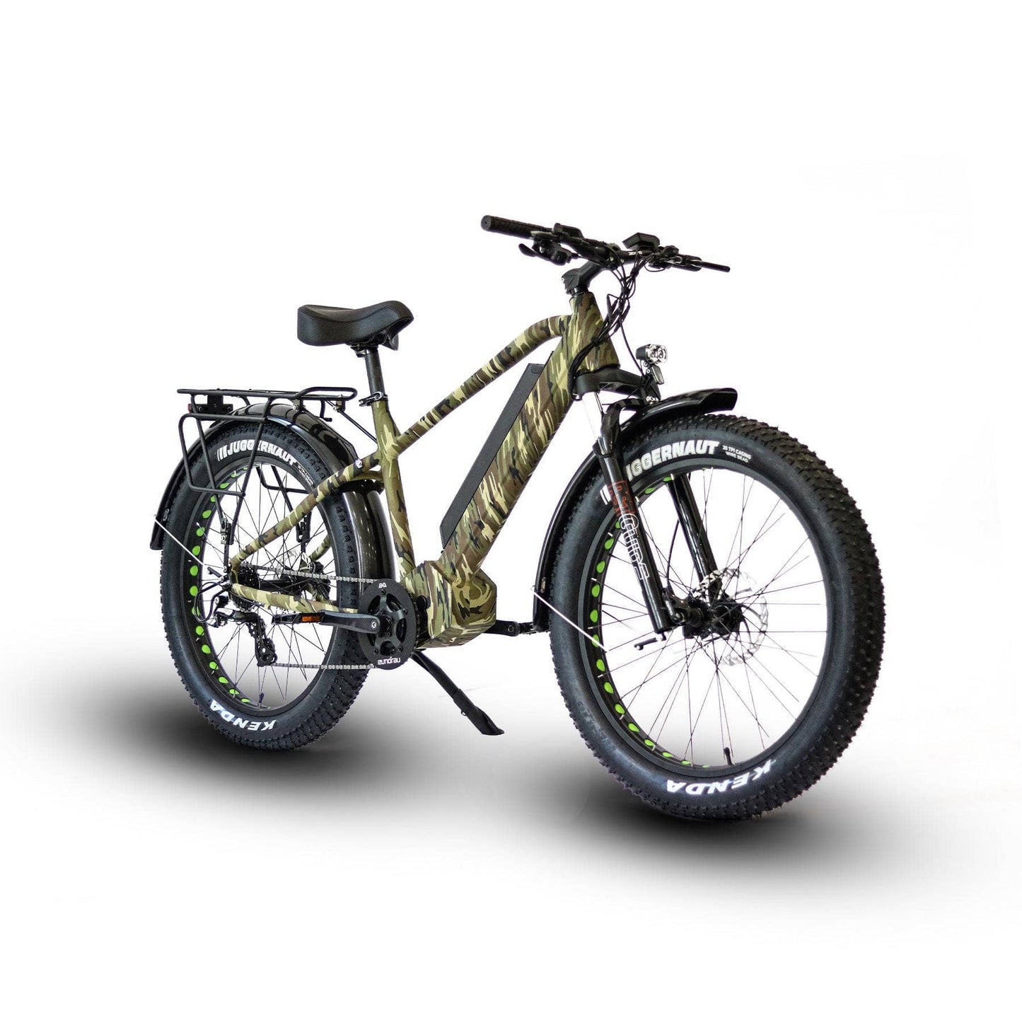 JourneyBikes.com Camo The Eunorau 26" Fat Tire Model FAT-HD 1000W E-Bike