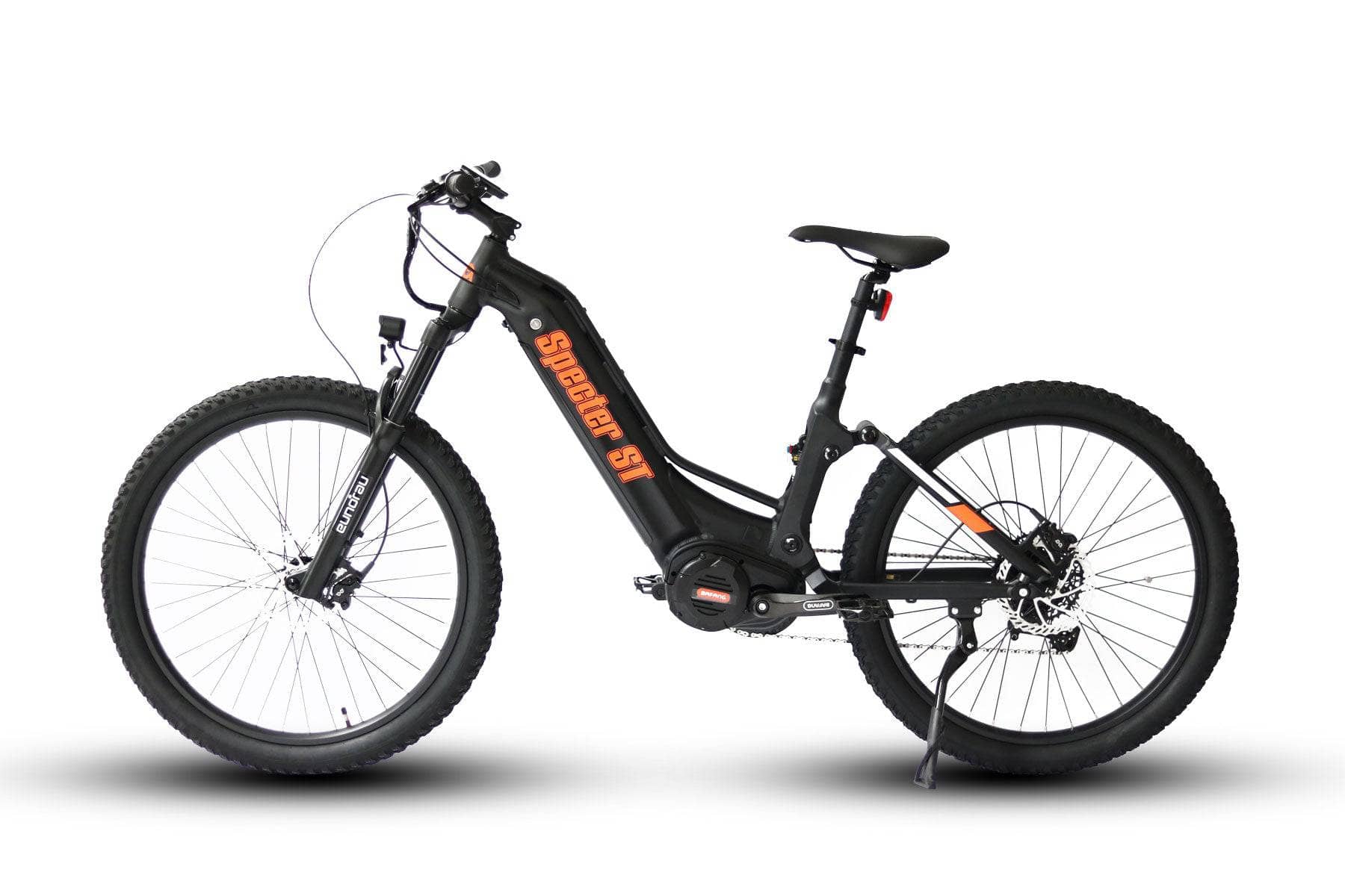 JourneyBikes.com Electric Bikes Black The Eunorau 27.5" Fat Tire Model Specter ST 1000W STEP THRU E-Bike