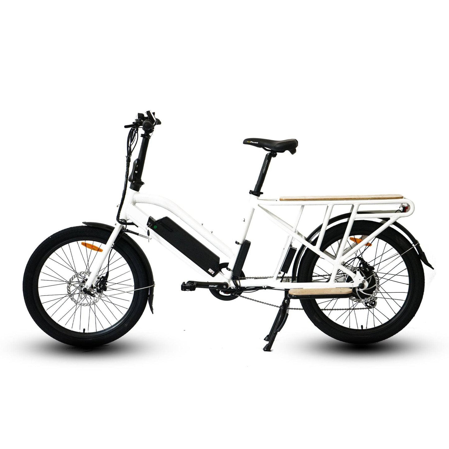 JourneyBikes.com Electric Bikes The Eunorau 24" City Tire Model MAX-CARGO E-Bike