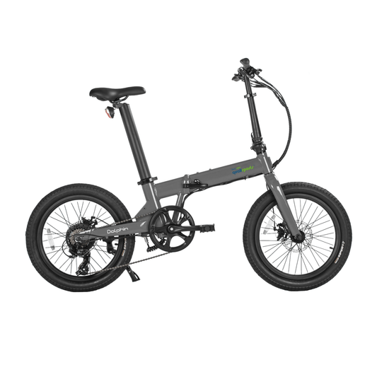 qualisports Electric Bikes One Size / Gray Qualisports Dolphin 36V 350W Folding E-Bike