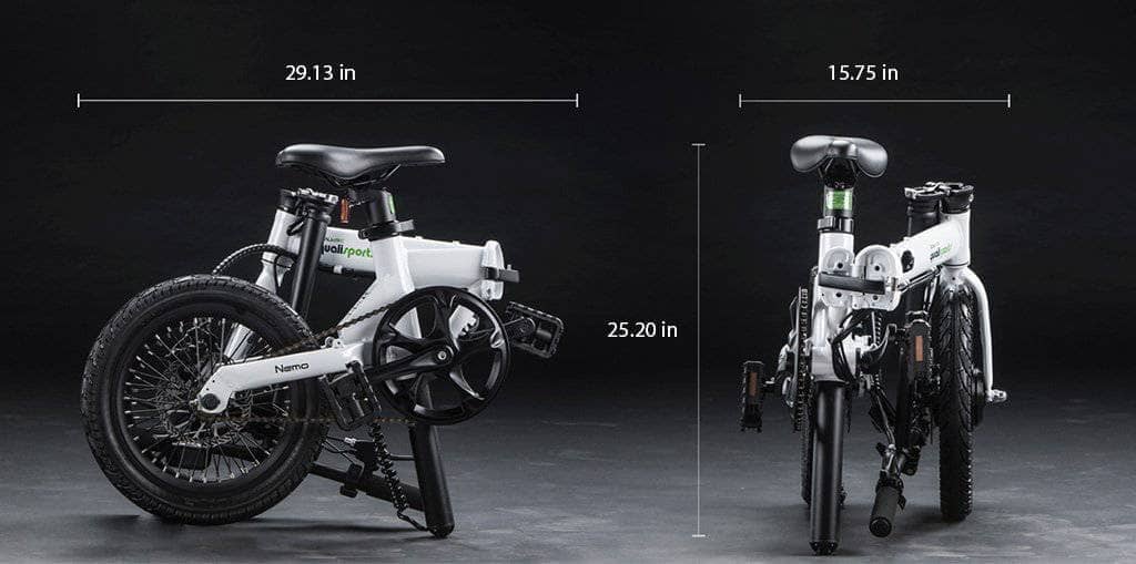 qualisports Electric Bikes Qualisports Nemo 36V 250W Folding E-Bike
