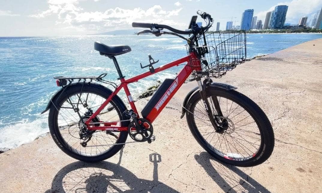 X-Treme Electric Bikes X-Treme Laguna 48V 500W Beach Cruiser