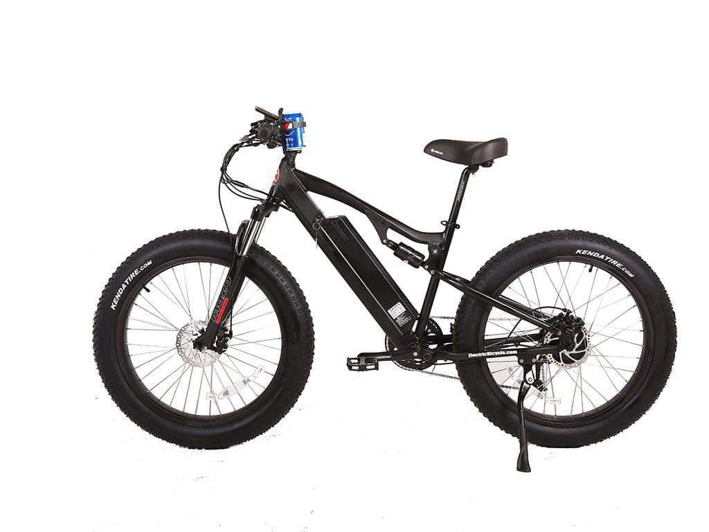 X-Treme Electric Bikes X-Treme Rocky Road 48V 500W Fat Tire Full Suspension eBike