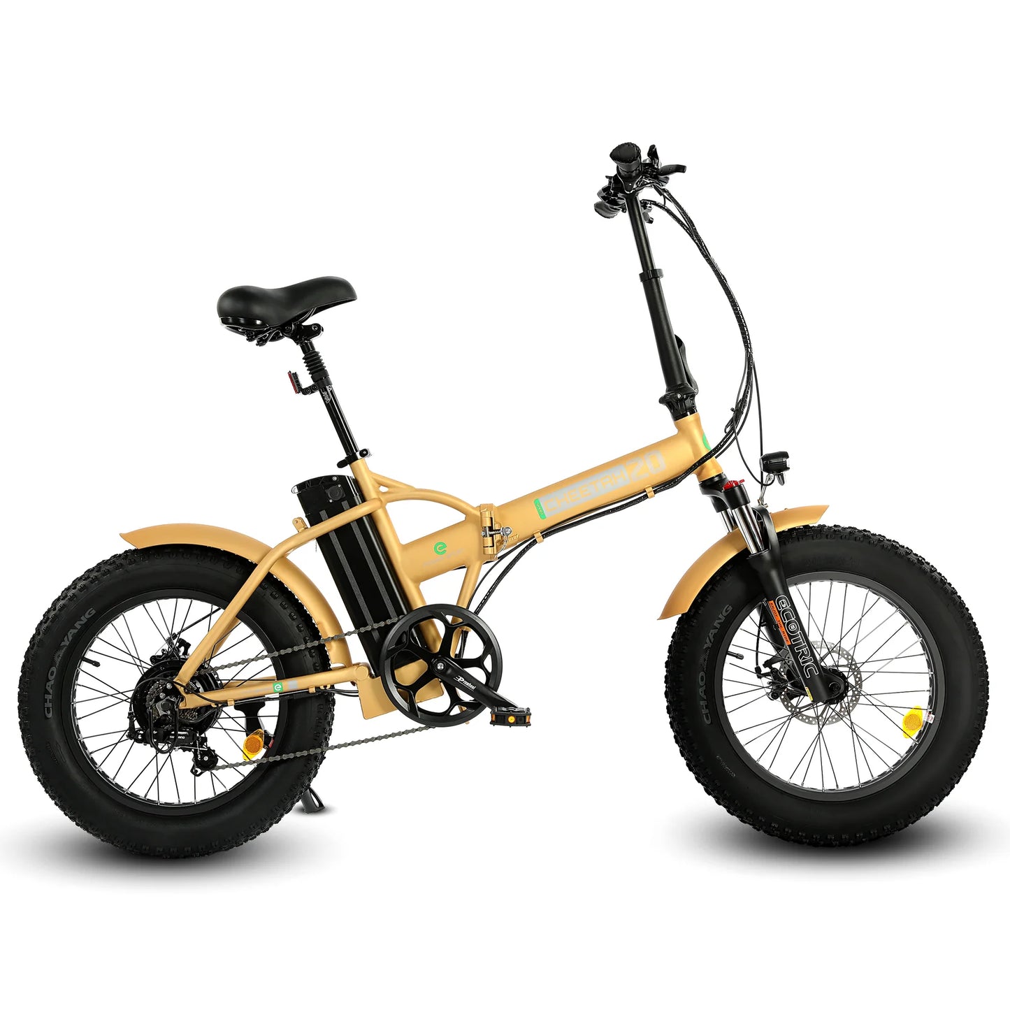 Ecotric 20" 48V 500W Fat Tire Folding Electric Bike
