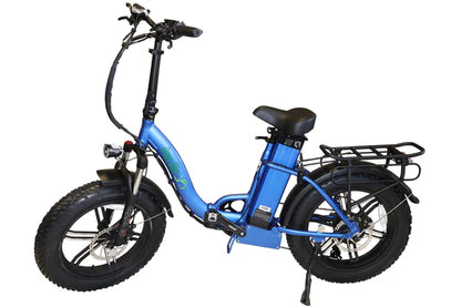 Green Bike USA GB750 Low Step Fat Tire Folding 48v 750w Electric Bike