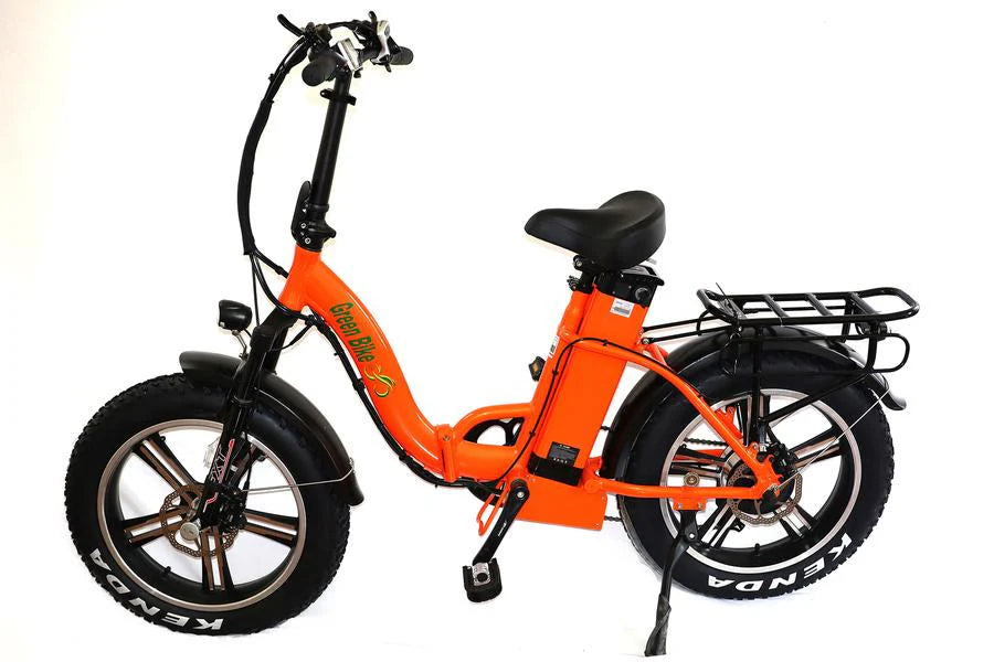 Green Bike USA GB750 Low Step Fat Tire Folding 48v 750w Electric Bike