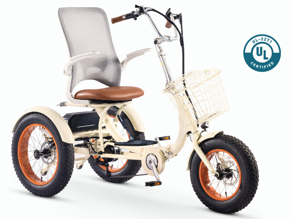 Sixthreezero Simple Glide Fat Tire Electric Recumbent Trike | 750W