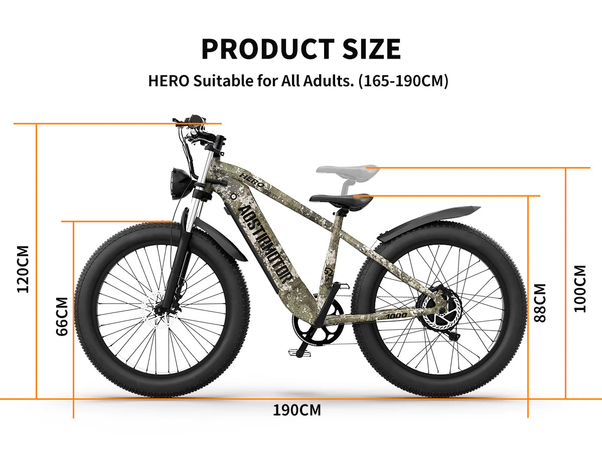 AOSTIRMOTOR Off-Road Hero 1000W 52V