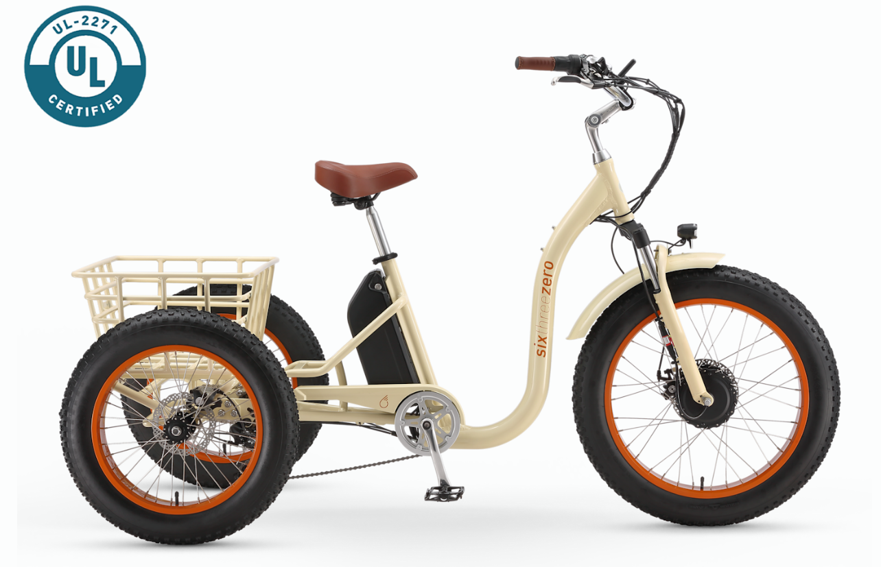 Sixthreezero Simple Step Thru Fat Tire Electric Trike