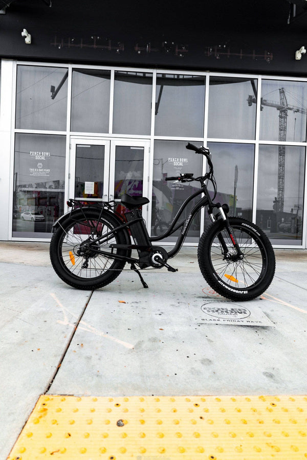 American Electric Electric Bikes American Electric Steller 2021 Step Through Fat Tire Beach Cruiser (48V 15aH 750w)