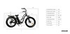 American Electric Electric Bikes American Electric Steller 2021 Step Through Fat Tire Beach Cruiser (48V 15aH 750w)