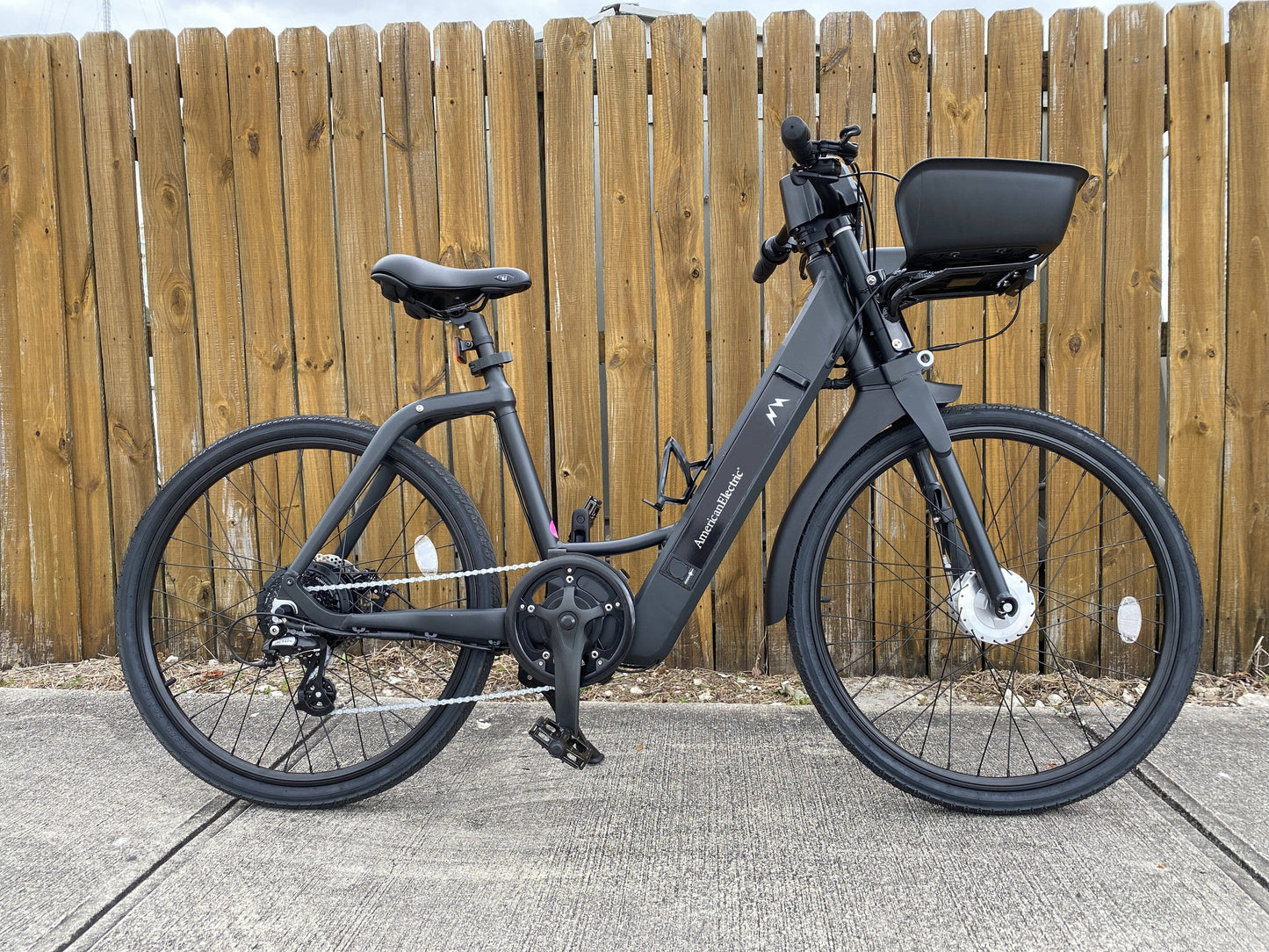 American Electric Electric Bikes One Size / Black American Electric Raven 36V 350w Step Through Commuter Electric Bike