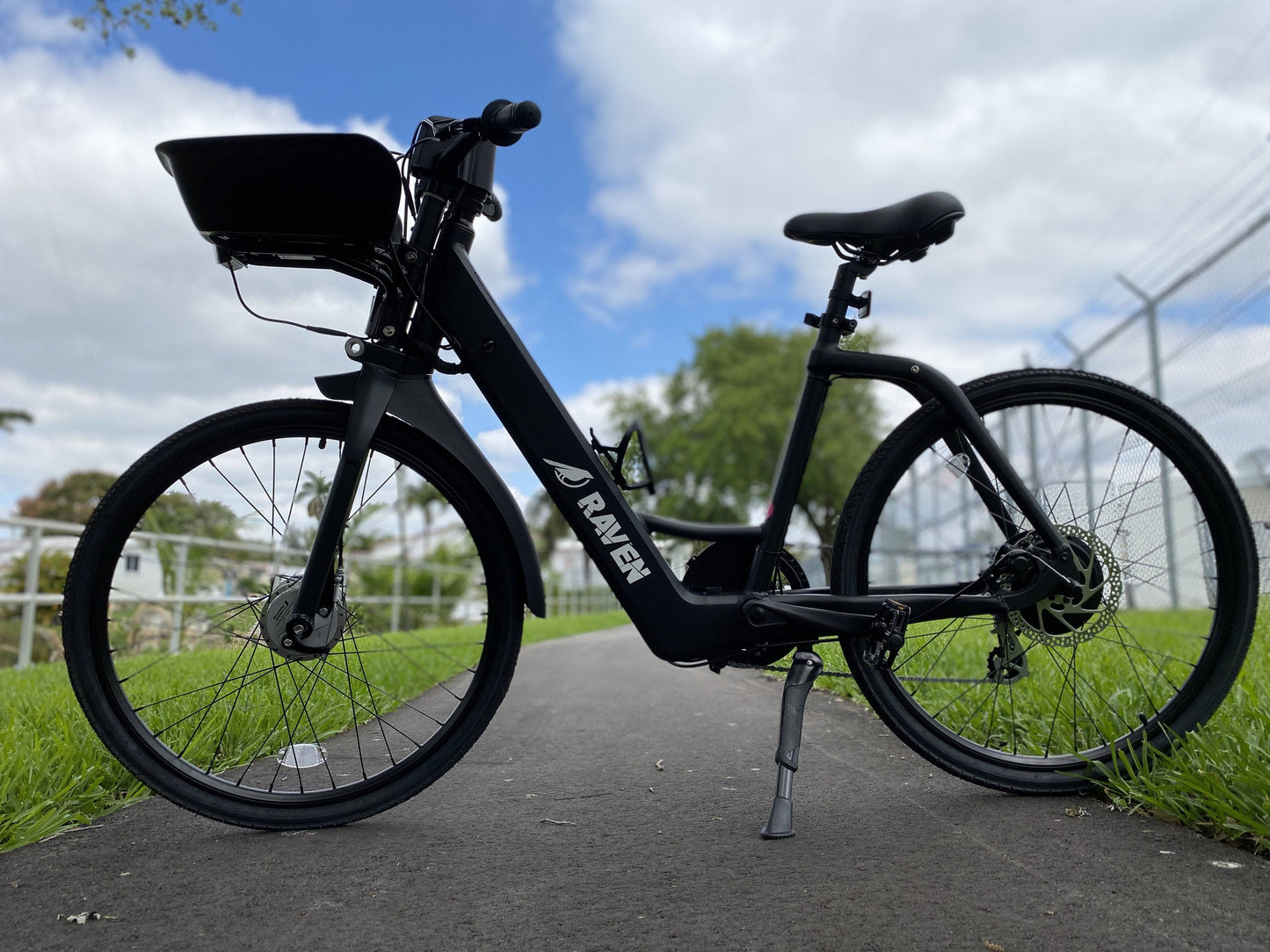 American Electric Electric Bikes One Size / Black American Electric Raven 36V 350w Step Through Commuter Electric Bike