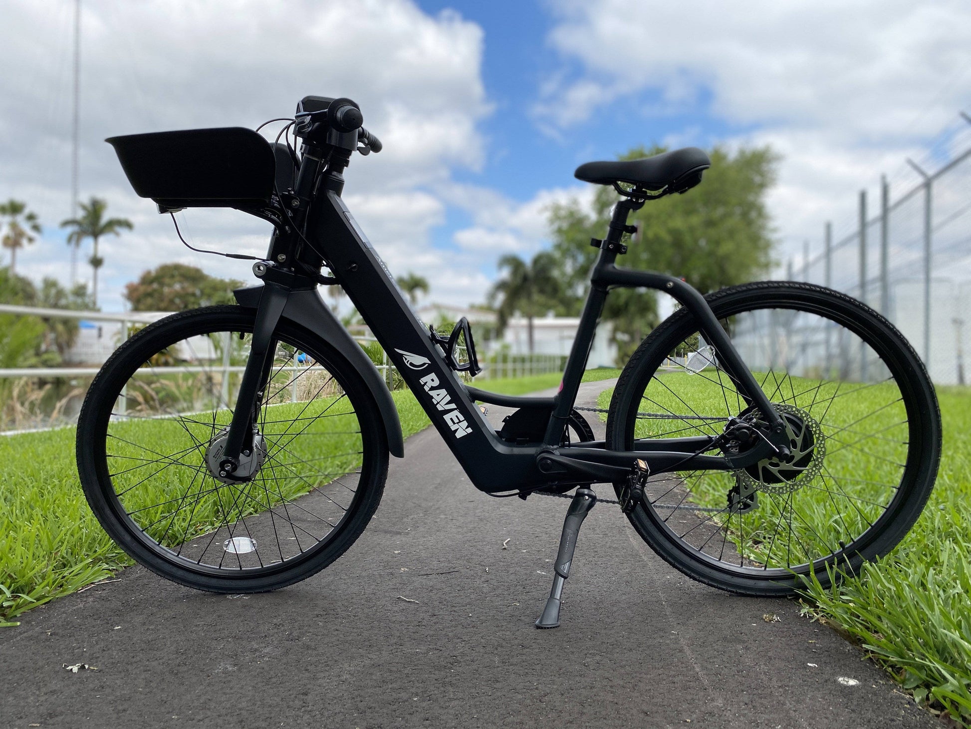 American Electric Electric Bikes One Size / Black American Electric Raven 36V 350w Step Through Commuter Electric Bike