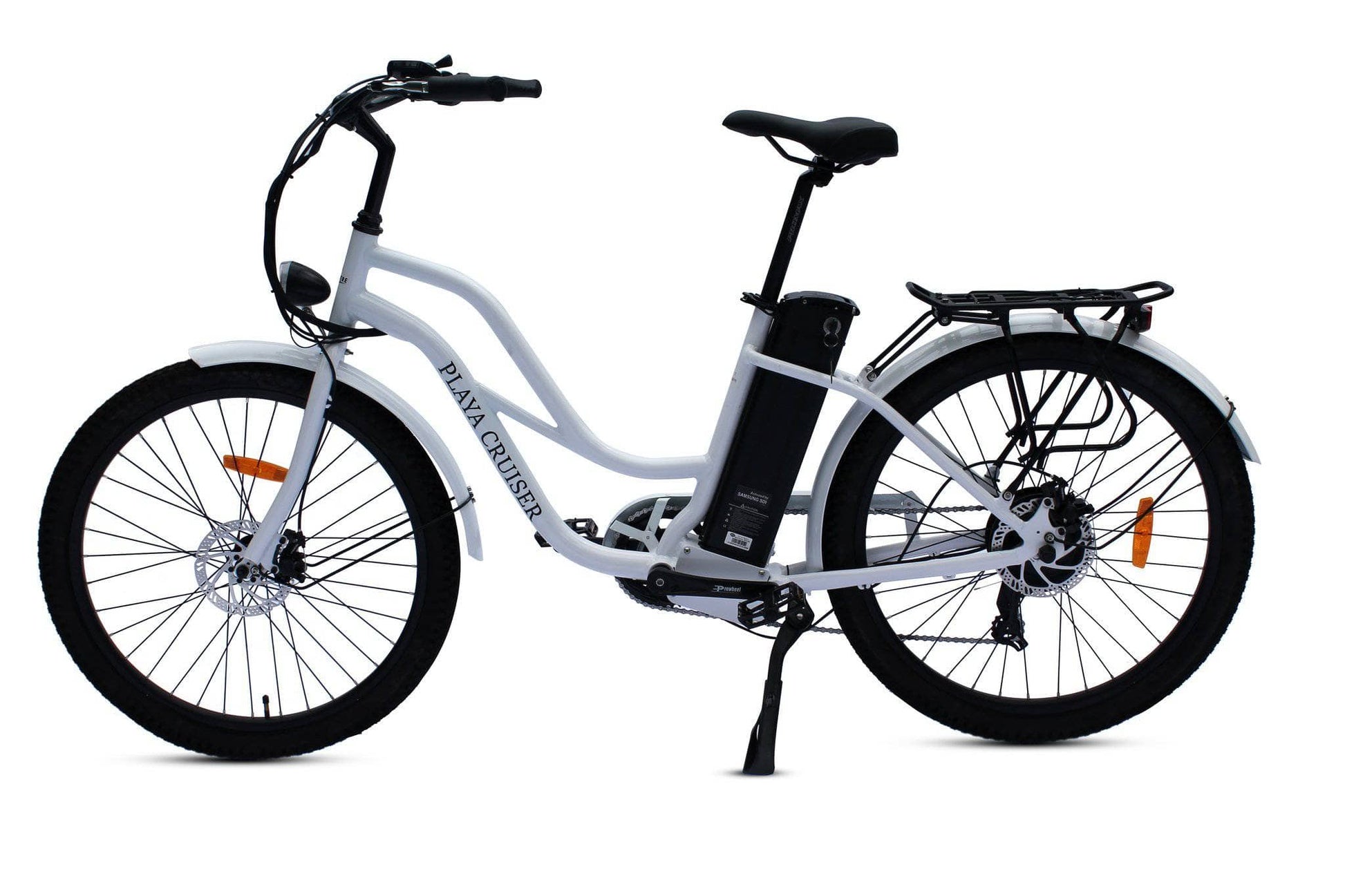 Anywhere Bikes Electric Bikes Anywhere Bikes Playa Cruiser 36V 250w Step Through Beach Cruiser eBike