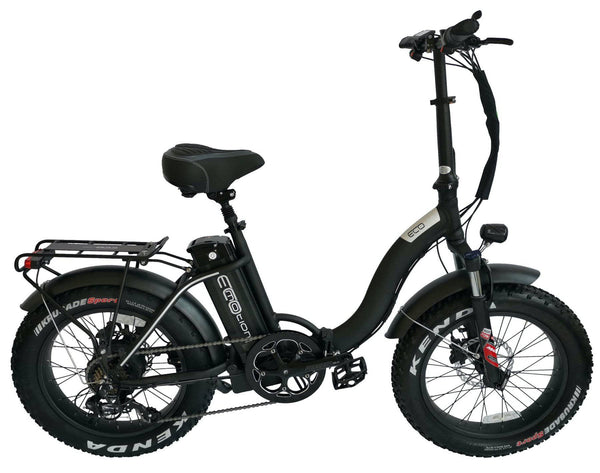 EcoMotion Electric Bikes EcoMotion Mini Pro 48V 500W Low Step Electric Folding Fat Tire Bike