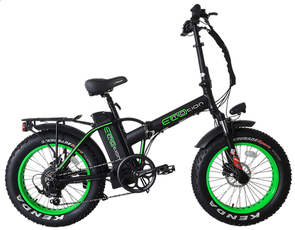 EcoMotion Mini Pro Electric Folding Fat Tire Bike Journey eBikes Journey Bikes
