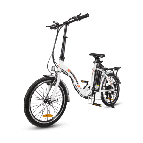 Ecotric Electric Bikes 20" / White (UL Certified) Ecotric Starfish 20" 36V 350W Folding Electric Bike