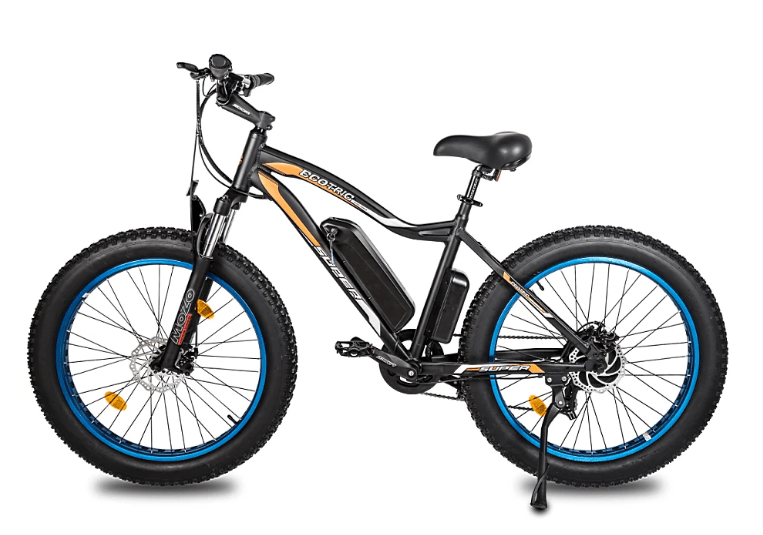 Ecotric Electric Bikes 26" / Blue Ecotric Rocket 36V 500W Electric Fat Tire Mountain Bike