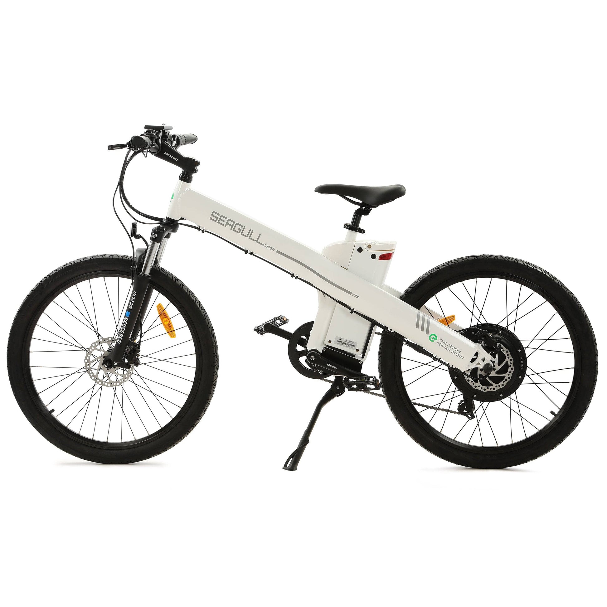 Ecotric Electric Bikes 26" / White Ecotric Seagull 26" 48V 1000W Electric Mountain Bike