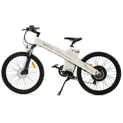Ecotric Electric Bikes 26" / White Ecotric Seagull 26" 48V 1000W Electric Mountain Bike