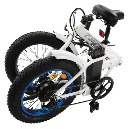Ecotric Electric Bikes Ecotric 20" 36V 500W Fat Tire Folding Electric Bike