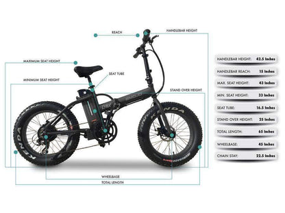 Emojo Lynx 36V 500W Fat Tire Folding eBike