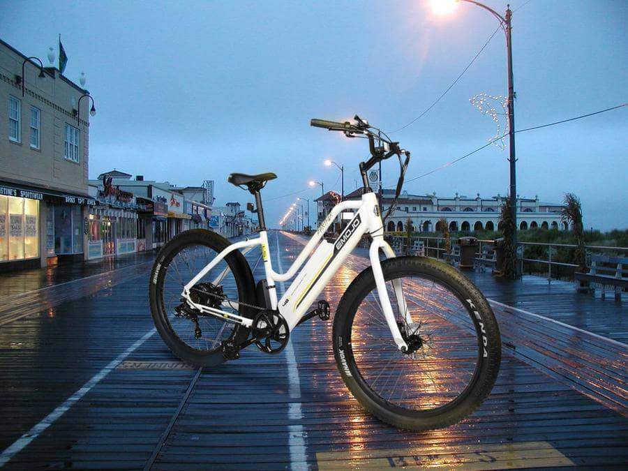 Emojo Electric Bikes Emojo Panther 48V Step Through Fat Tire Cruiser