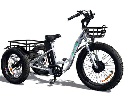 Emojo Caddy 48V 500W Fat Tire Tricycle eBike