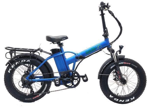 Green Bike USA Electric Bikes One Size / Blue Green Bike USA GB1 Fat Tire 48v 500w Folding Electric Bike