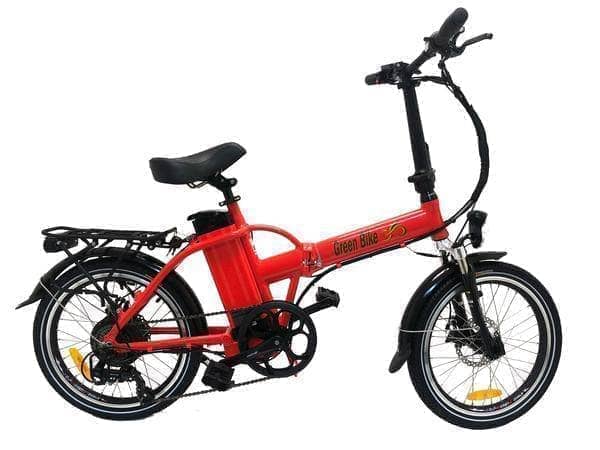 Green Bike USA Electric Bikes One Size / Red Green Bike USA GB1 Folding 48v 500w Electric Bike
