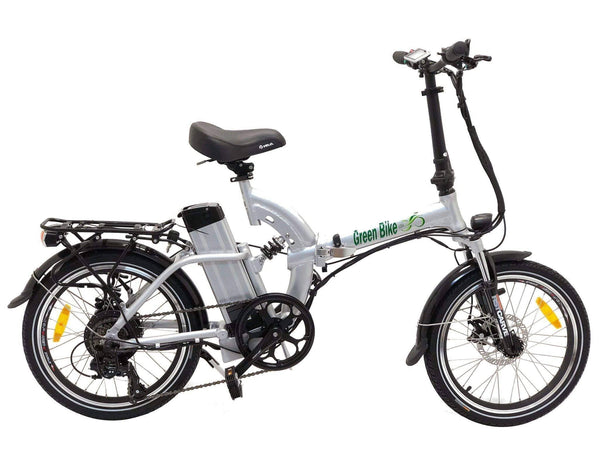 Green Bike USA Electric Bikes One Size / Silver Green Bike USA GB500 MAG Folding Electric Bike