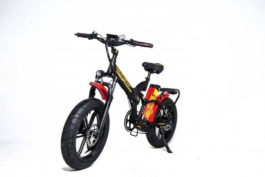 GreenBike Electric Motion Electric Bikes 20" / Black/Red (Gold Logo) GreenBike Big Dog Off-Road