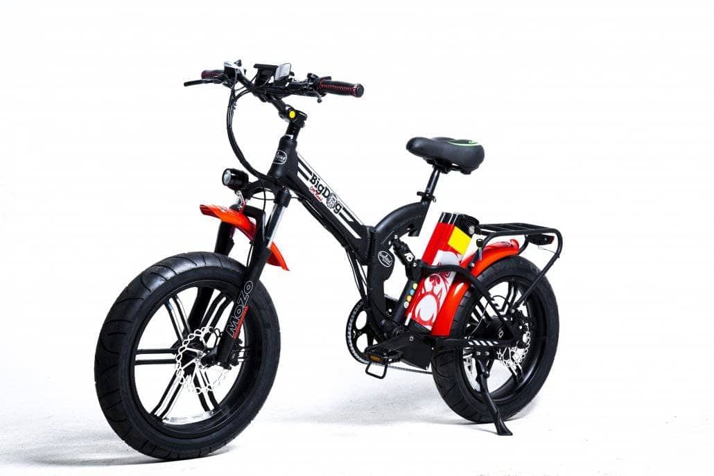 GreenBike Electric Motion Electric Bikes 20" / Black/Red (Silver Logo) GreenBike Big Dog Off-Road