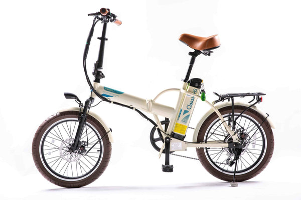 GreenBike Electric Motion Electric Bikes One Size / Vanilla GreenBike Classic HS Folding Electric City Bike