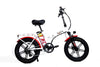 GreenBike Electric Motion Electric Bikes One Size / White Red GreenBike Big Dog Extreme 48V 750W Fat Tire Electric Folding Bike