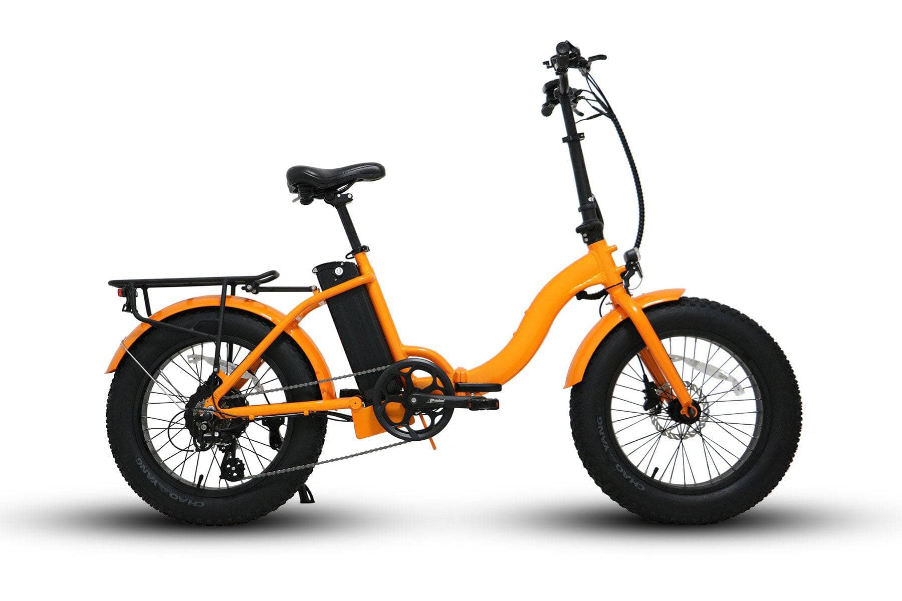 JourneyBikes.com Electric Bikes Orange The Eunorau 20" Fat Tire Model E-FAT-STEP E-Bike