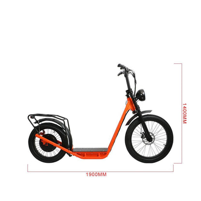 JourneyBikes.com Electric Bikes The EUNORAU Jumbo E-Bike