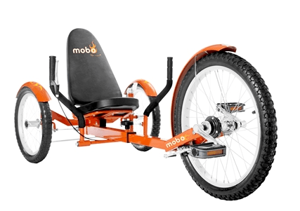 Mobo Cruiser Recumbent Bikes Orange / 48"L - 61" L Extended / Steel Mobo Triton Pro Recumbent Bike