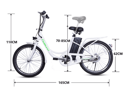 Nakto Elegance 36V 22" Step Thru Electric City Bicycle