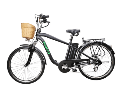 Nakto Electric Bikes 250W Motor / Black Nakto Camel Men's 36V 26" Electric City Bicycle