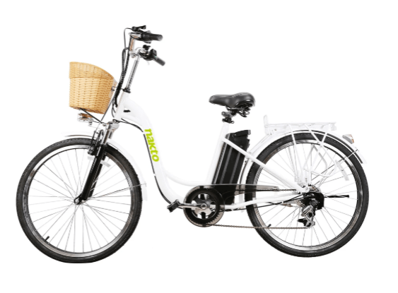 Nakto Electric Bikes 250W Motor / White Nakto Camel Women's 36V Electric City Bicycle