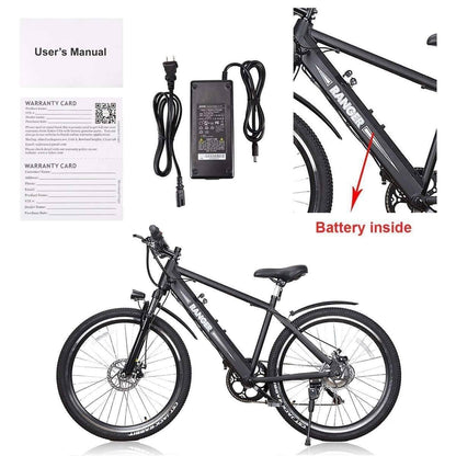 Nakto Electric Bikes 26" / Black Nakto Ranger 36V 26" Electric Mountain Bicycle