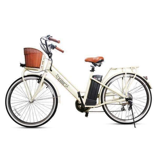 Nakto Electric Bikes 26" / White Nakto Classic 36V 26" Electric City Bike