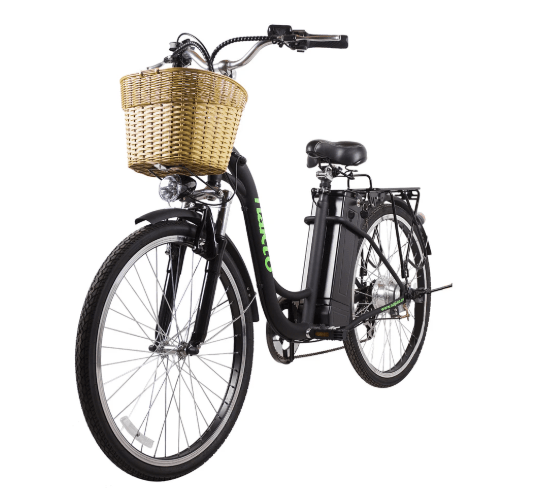 Nakto Electric Bikes 350W Motor w/ LCD Display / Black Nakto Camel Women's 36V Electric City Bicycle